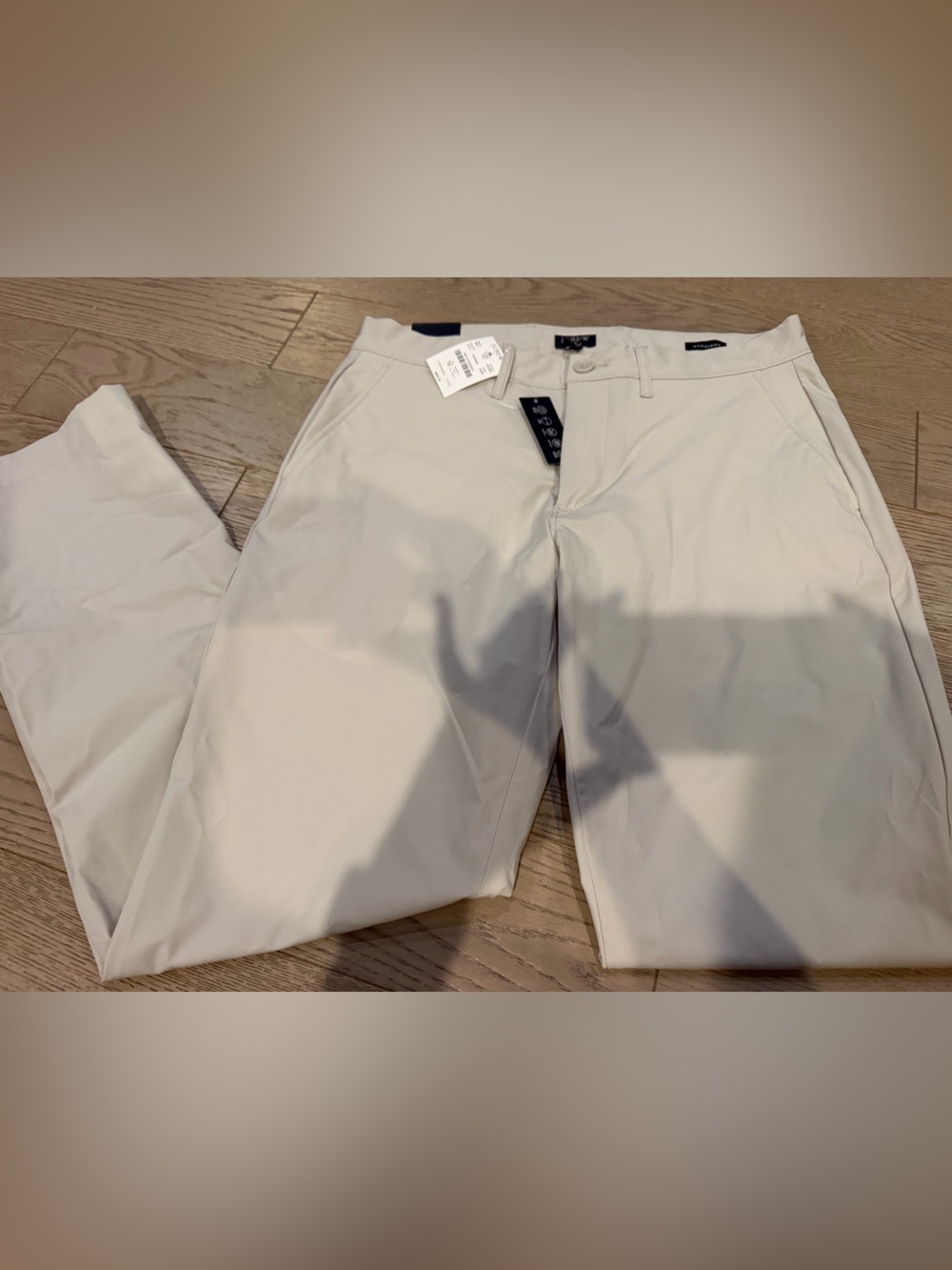 J. Crew Straight Tech Chino Pants - Light Beige